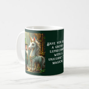 Mug Steampunk Gnome-Leprechaun Unicorn Jour de la Sain
