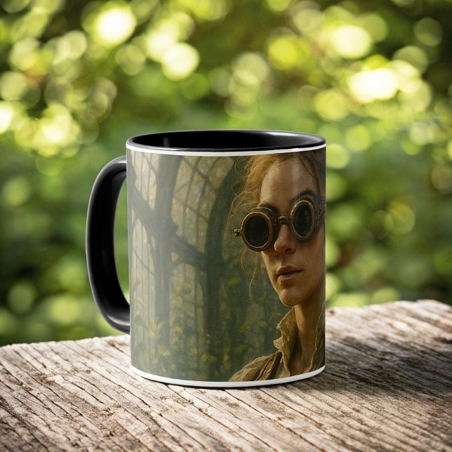 Mug Steampunk Victorian Gardener Art (Créateur téléchargé)