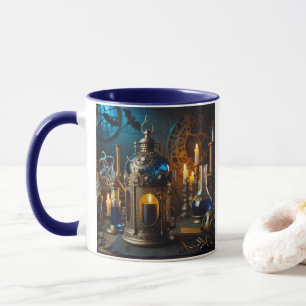 Mug Steampunk Victorian Gothics Laboratoire Lanterne