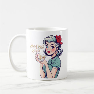 Mug Steeped in Style Glamour Retro Boissons de Thé