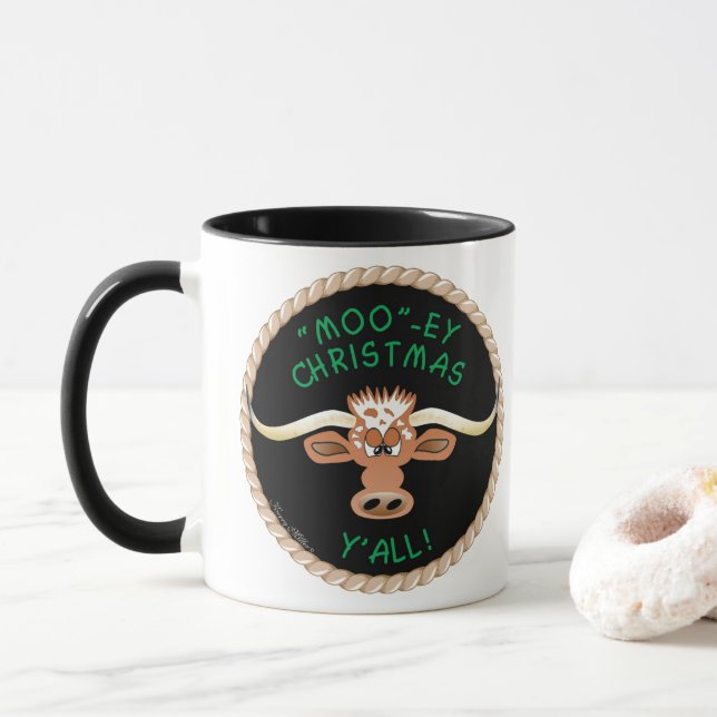 MUG STEER VOUS SOUHAITE UNE "MOO"~EY NOËL VOUS TOUS ! (Avec donut)
