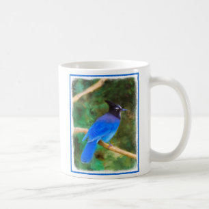 Mug Steller's Jay Painting - Art original pour oiseaux