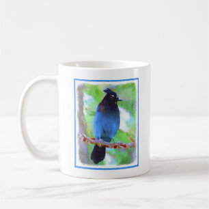 Mug Steller's Jay Painting - Art original pour oiseaux