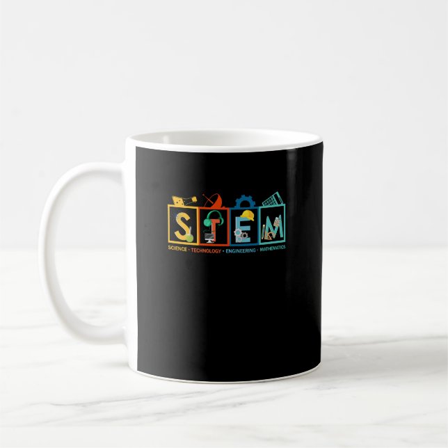 Mug STEM Science Technologie Génie Mathématiques Ensei (Gauche)