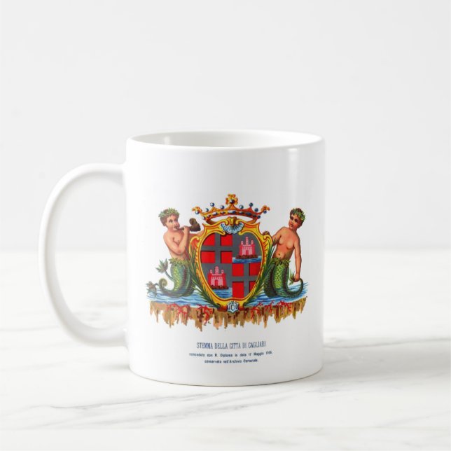 Mug Stemma di Casteddu, Sardigna (Gauche)