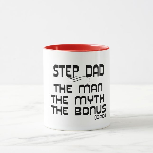 Mug step papa le mythe homme bonhomme bonification fêt (Centre)