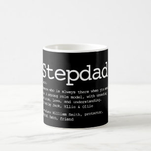 Mug Stepdad Définition Noir Et Blanc