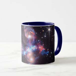 Mug Stephan's Quintet Galaxies   Hubble & JWST