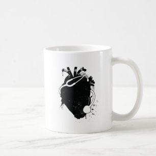 Mug stéthoscope cardiaque anatomique