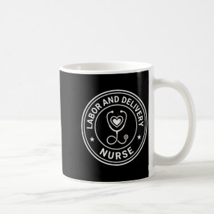 Mug Stéthoscope d'infirmière de travail et d'accouchem