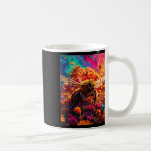 Mug Sticker De Jardin Surreal Et Abeille