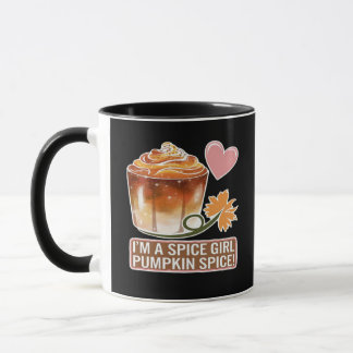 Mug Sticker Latte Fille épice citrouille