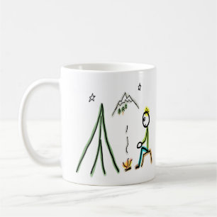 Mug Stickman Camping