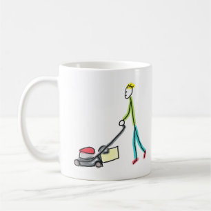 Mug Stickman Tonte de Pelouse