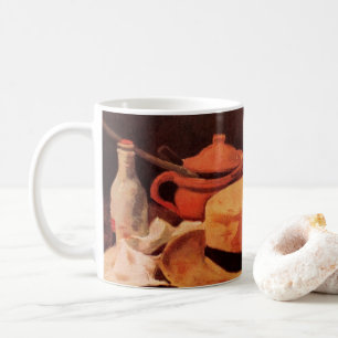 Mug Still Life Casquette de paille jaune par Vincent v