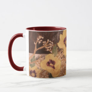 Mug : Still Life Log With Flowers