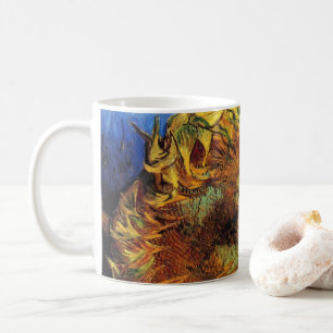 Mug Still Life Two Cut Sunflowers par Vincent van Gogh
