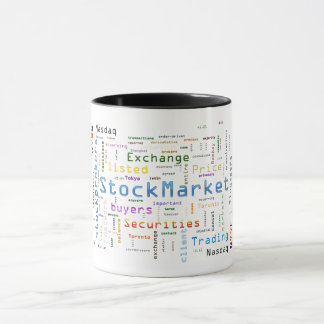 Mug StockMarket Design Concept de cloud Word