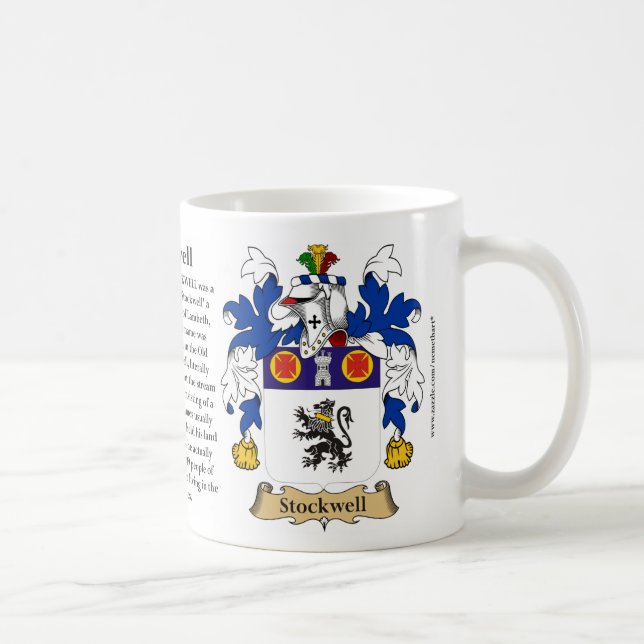 Mug Stockwell, l'origine, la signification et la crête (Droite)