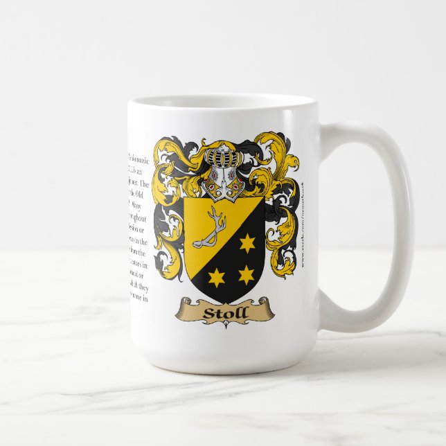 Mug Stoll, l'origine, la signification et la crête (Droite)