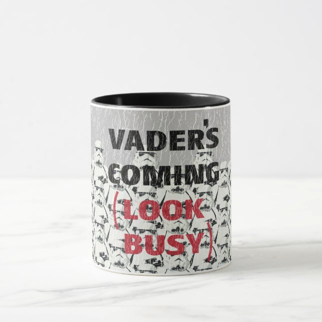Mug Stormtroopers - Vader's Coming (Look Busy) (Centre)