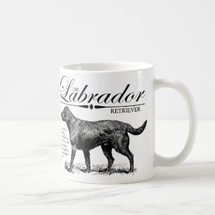 Mug Storybook Style Vintage Labrador