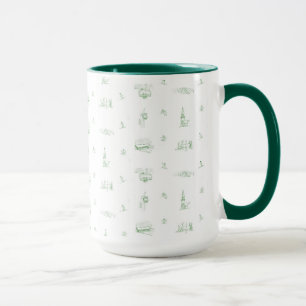 Mug Stratton Mountain toile -mug vert