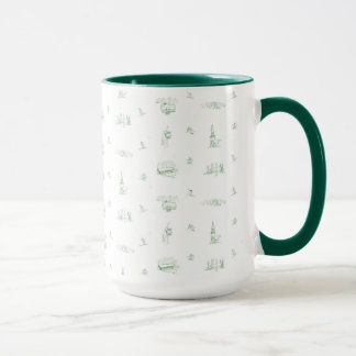 Mug Stratton Mountain toile -mug vert