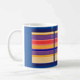 MUG STRIPES ROUGES JAUNES