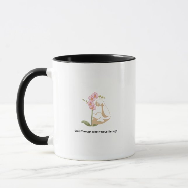 Mug Strong Floral Woman  (Gauche)
