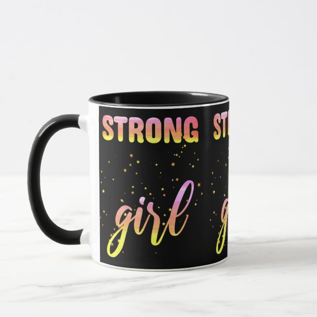 Mug Strong Girl Pastel Star (Gauche)