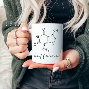 Mug Structure chimique de la caféine