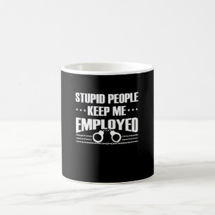 Mug Stupide maintenez le dirigeant correctionnel