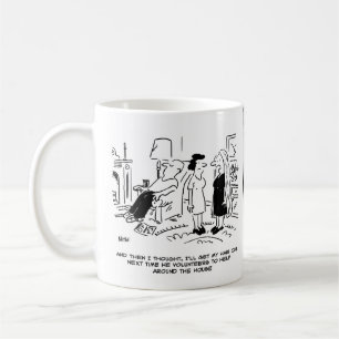 Mug Style cheveux longs en raison de l'absence de coup