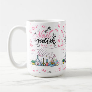 Mug style de décoration de salon de manucure
