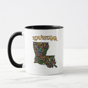 Mug Style de tatouage de l'État de Louisiane