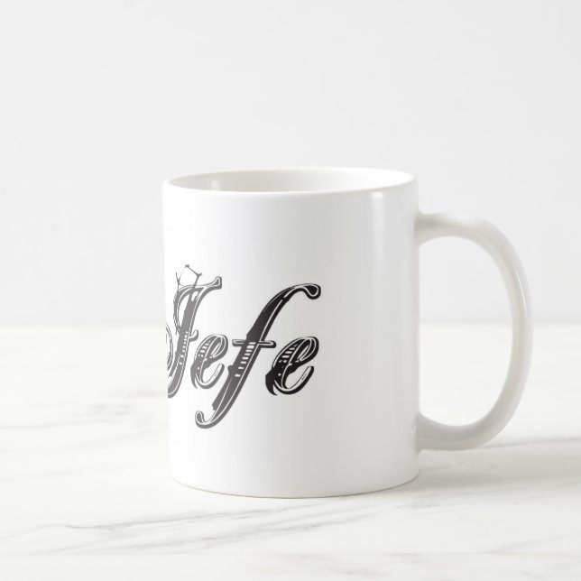 Mug Style d'Estilo de logo d'EL Jefe (Droite)