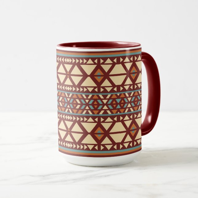 Mug Style géométrique moderne du sud-ouest (Devant droit)