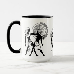 Mug Style grec Gemini jumeaux Zodiac Chart
