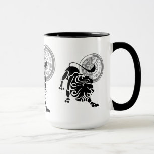 Mug Style grec Leo Lion Zodiac Graphique