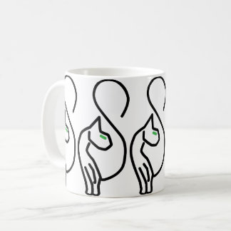 Mug Style Kitty Cat Outline