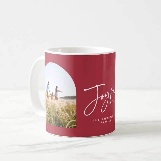 Mug Style moderne élégante typographie tendance joyeus (Devant gauche)