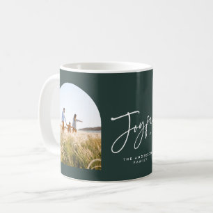 Mug Style moderne élégante typographie verte joyeuse N