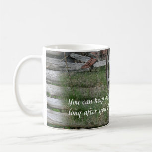 Mug Style occidental Rustique Wagon Roue Citation café