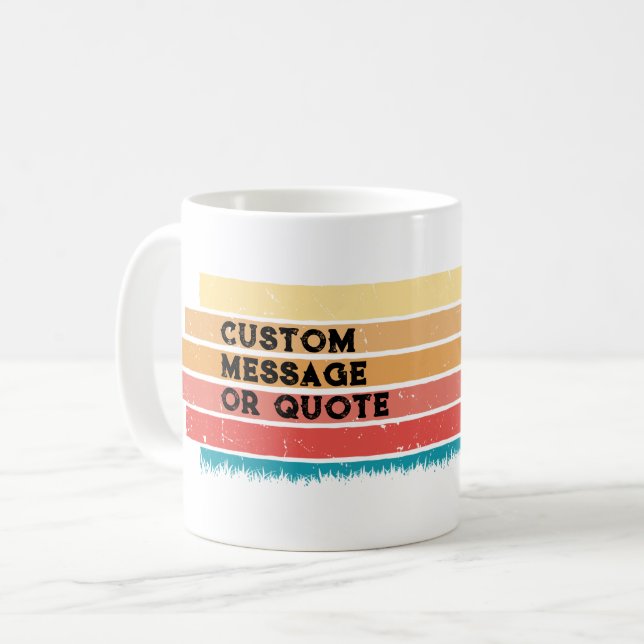 Mug Style rétro Anglais Bulldog Amoureux des chiens ra (Devant gauche)