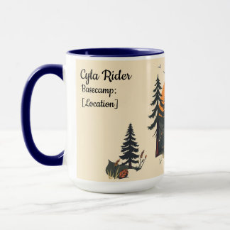 Mug Style Retro Hiking Club National Park