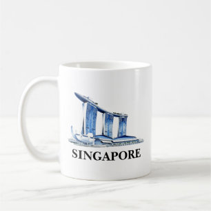 Mug Style Singapore Skyline Travel