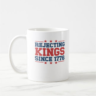 Mug Style Vintage Refusant les Rois Depuis 1776 Classi