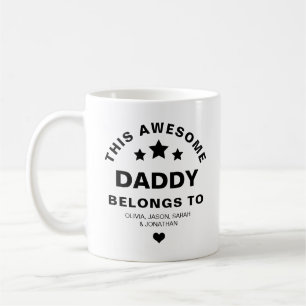 Mug Stylish Ce merveilleux papa appartient à la Fête d