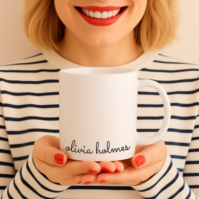 Mug Stylish monogram | Minimaliste moderne (Créateur téléchargé)